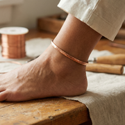 Miriam's Sand Copper Anklet