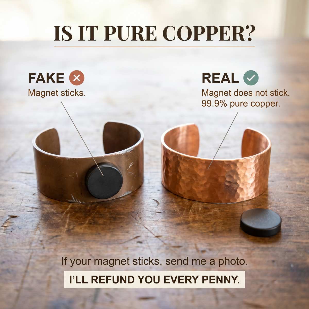 Miriam's Marsh Copper Anklet