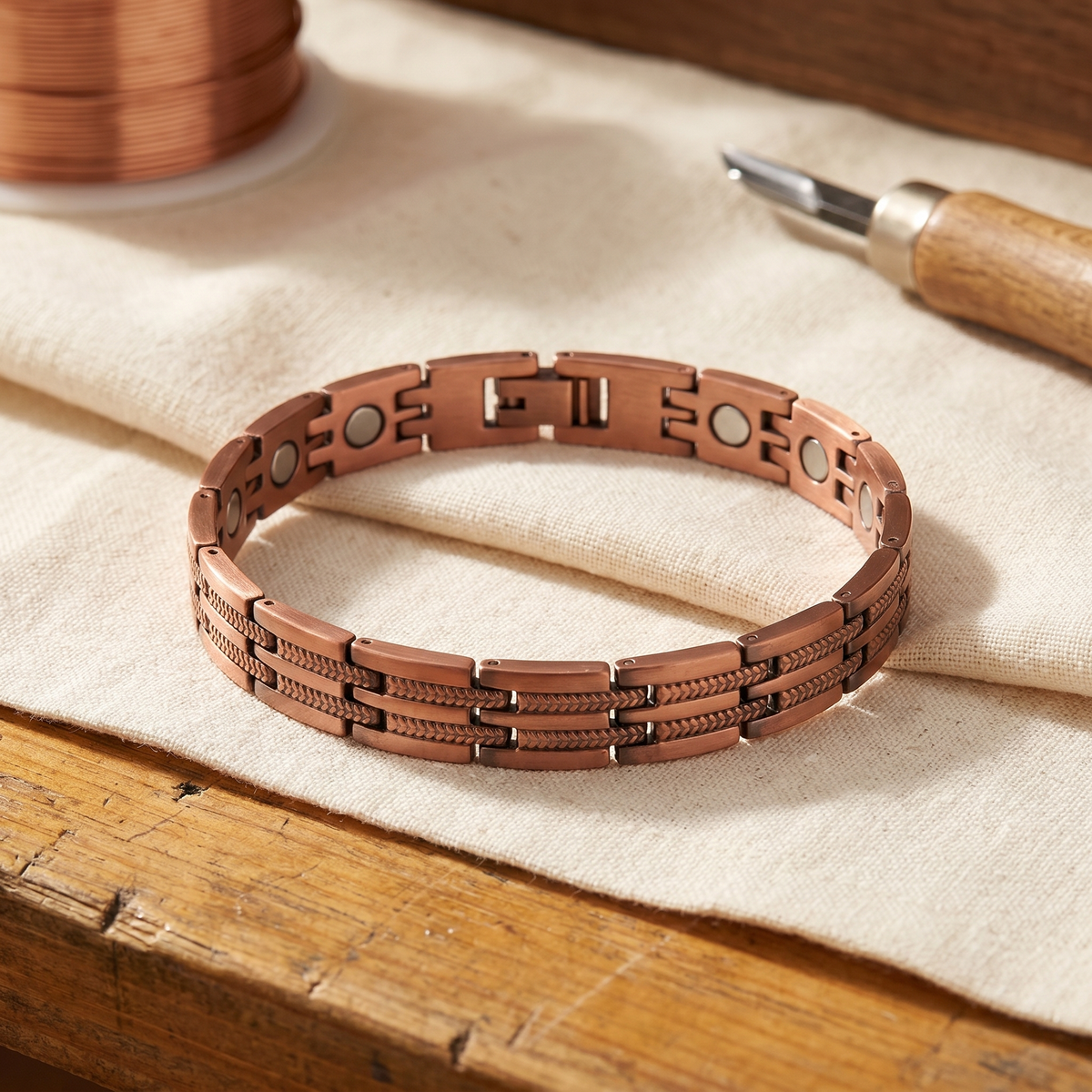 Miriam's Pike Men's Copper Bracelet