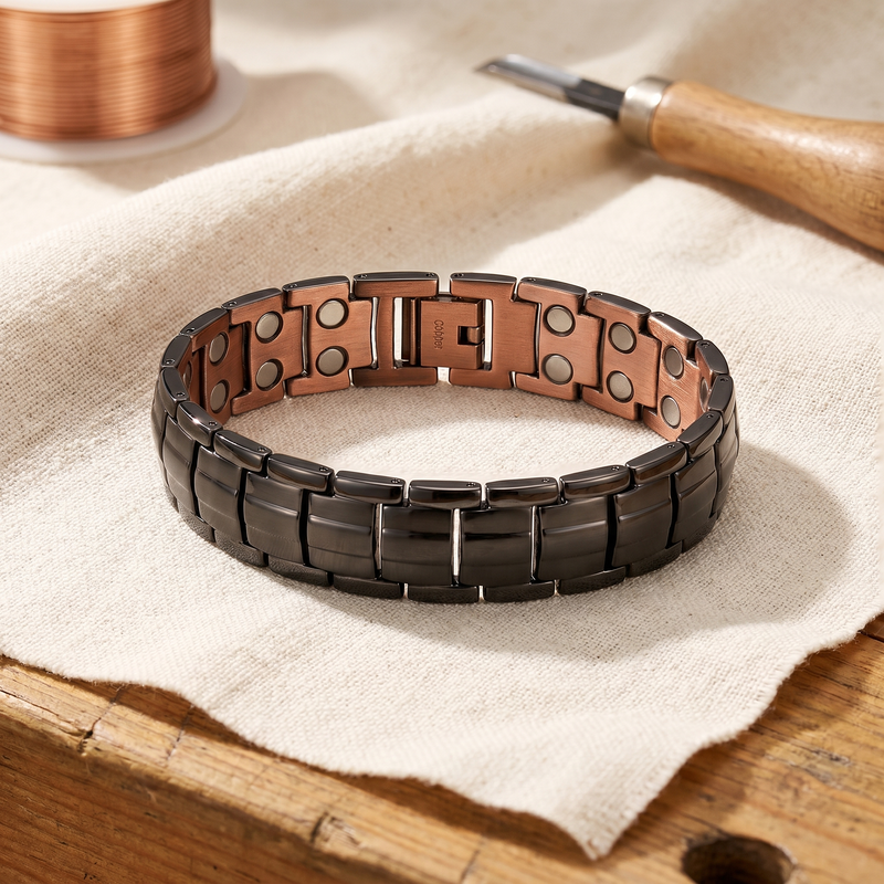 Miriam's Ochre Men's Copper Bracelet