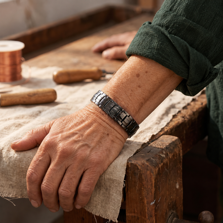 Miriam's Ochre Men's Copper Bracelet