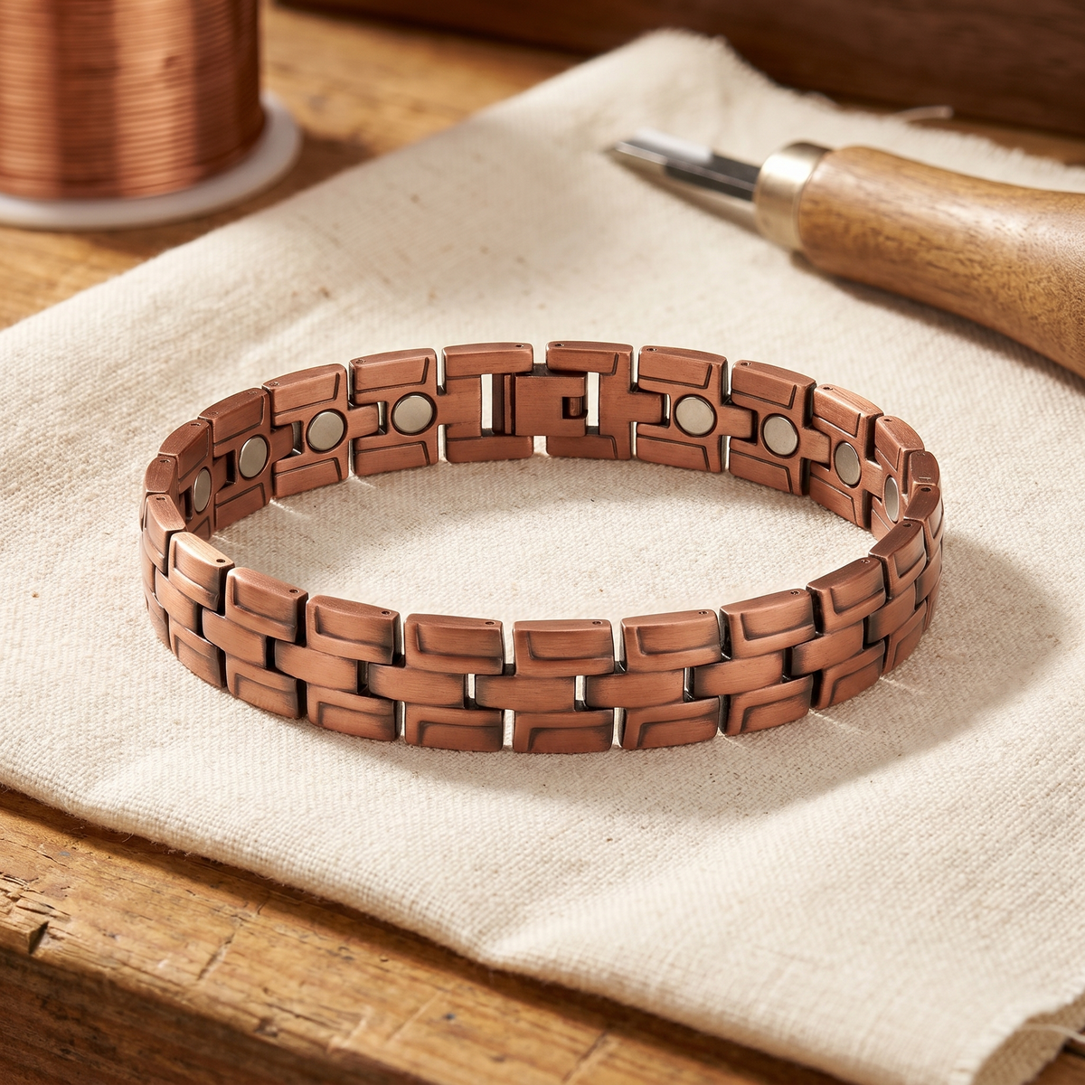 Miriam's Gorse Men's Copper Bracelet