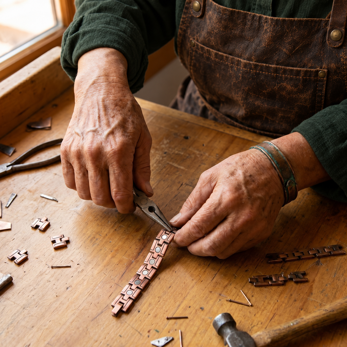 Miriam's Gorse Men's Copper Bracelet