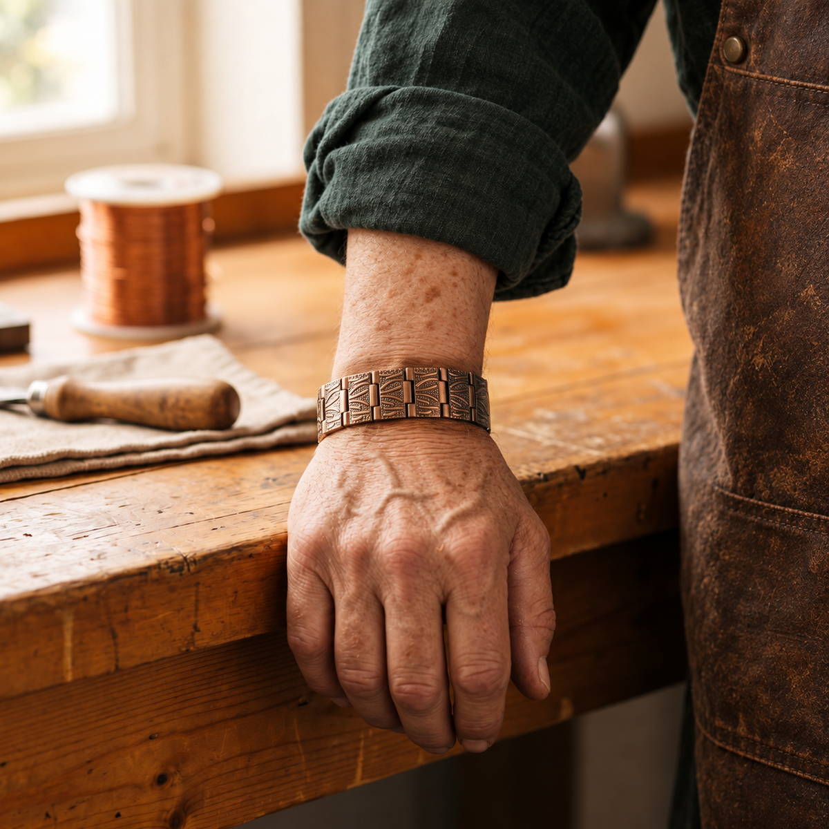 Miriam's Grit Men's Copper Bracelet