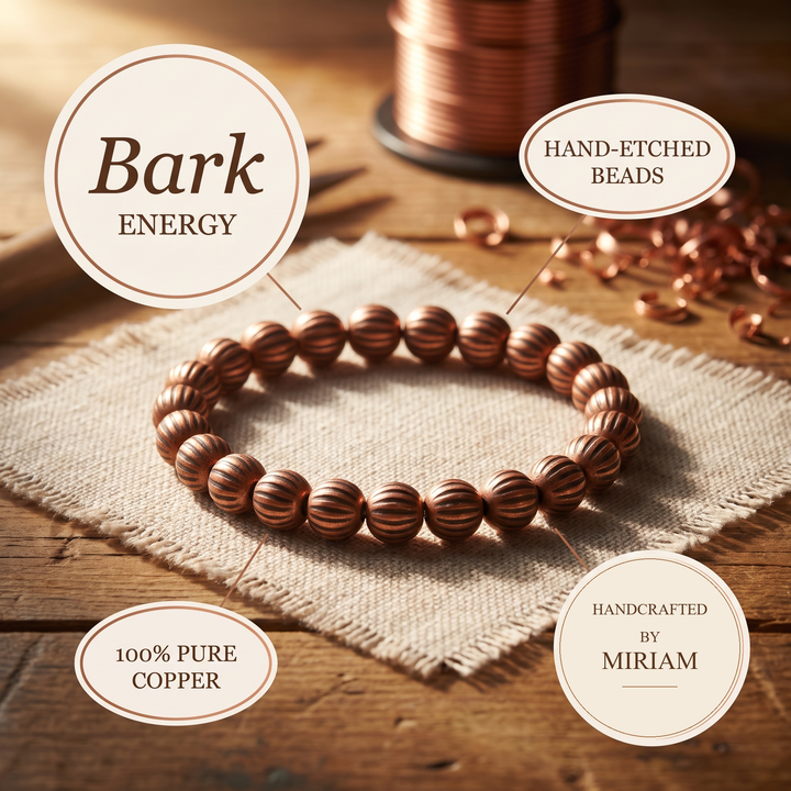 Miriam's Bark Copper Bracelet