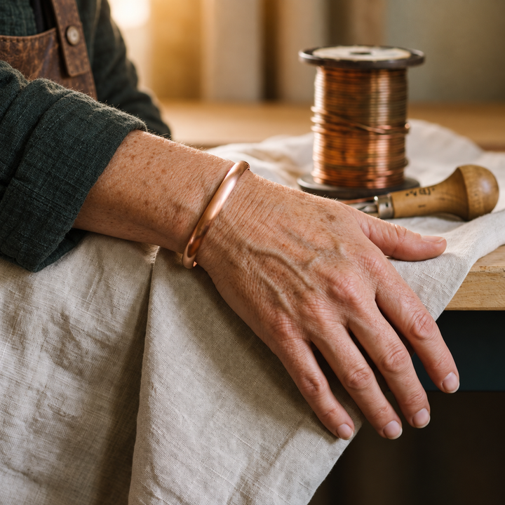 Miriam's Flow Copper Bracelet