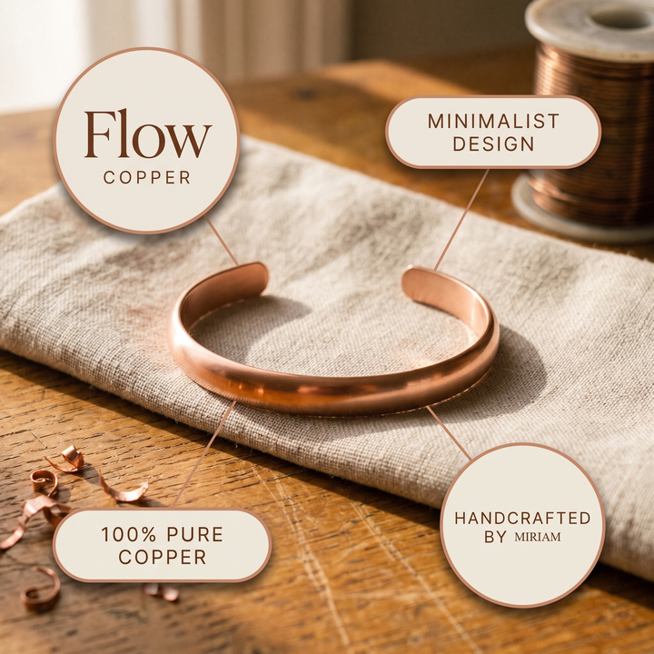 Miriam's Flow Copper Bracelet