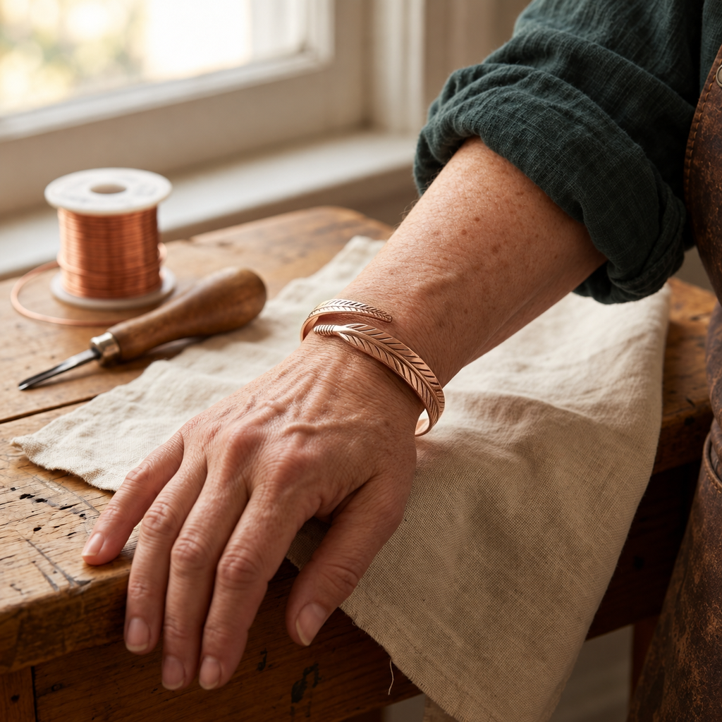 Miriam's Root Copper Bracelet