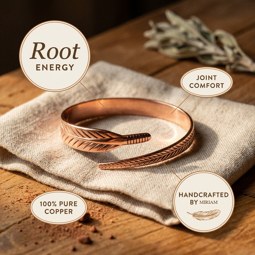 Miriam's Root Copper Bracelet