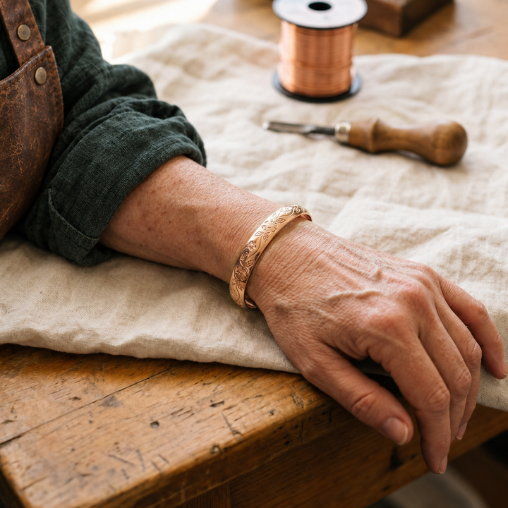 Miriam's Bloom Copper Bracelet