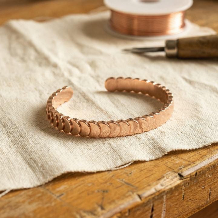 Miriam's Tide Copper Bracelet