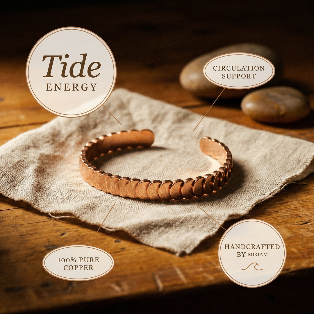 Miriam's Tide Copper Bracelet