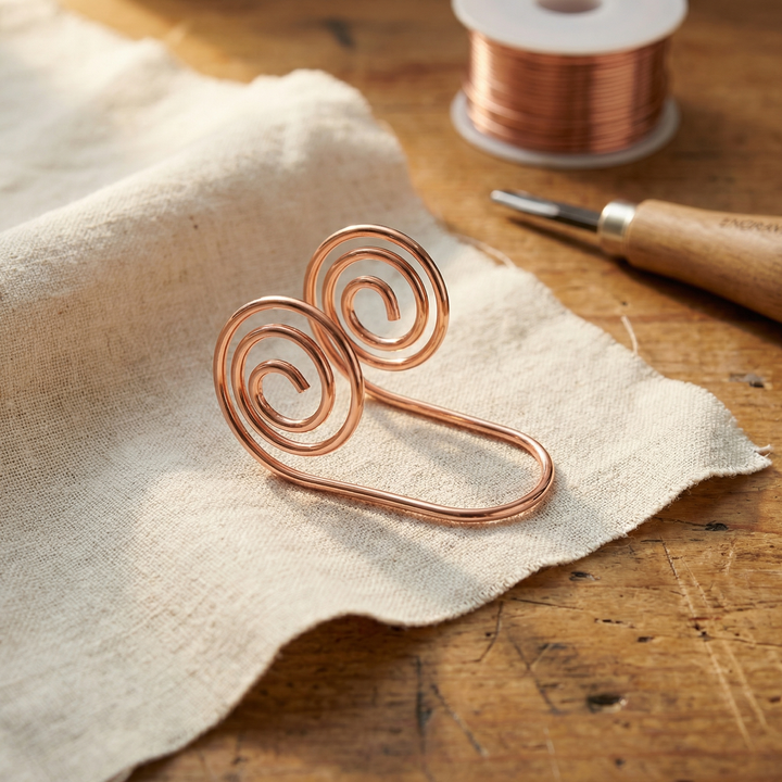 Miriam's Flow Copper Hand Spiral