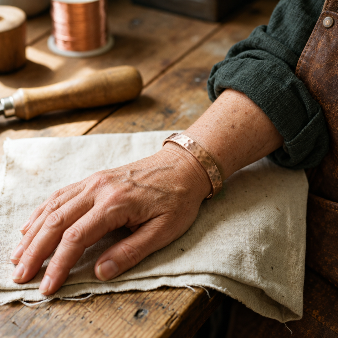 Miriam's Lodestone Copper Bracelet