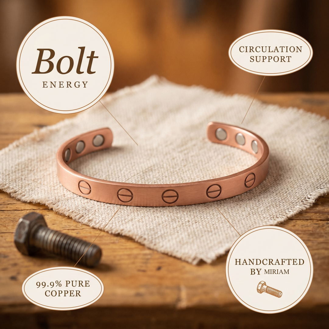 Miriam's Bolt Copper Bracelet