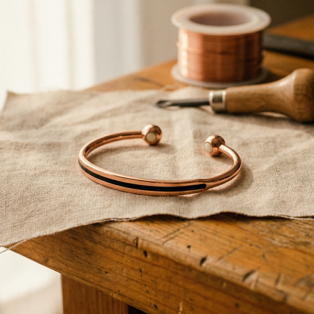 Miriam's Vein Copper Bracelet