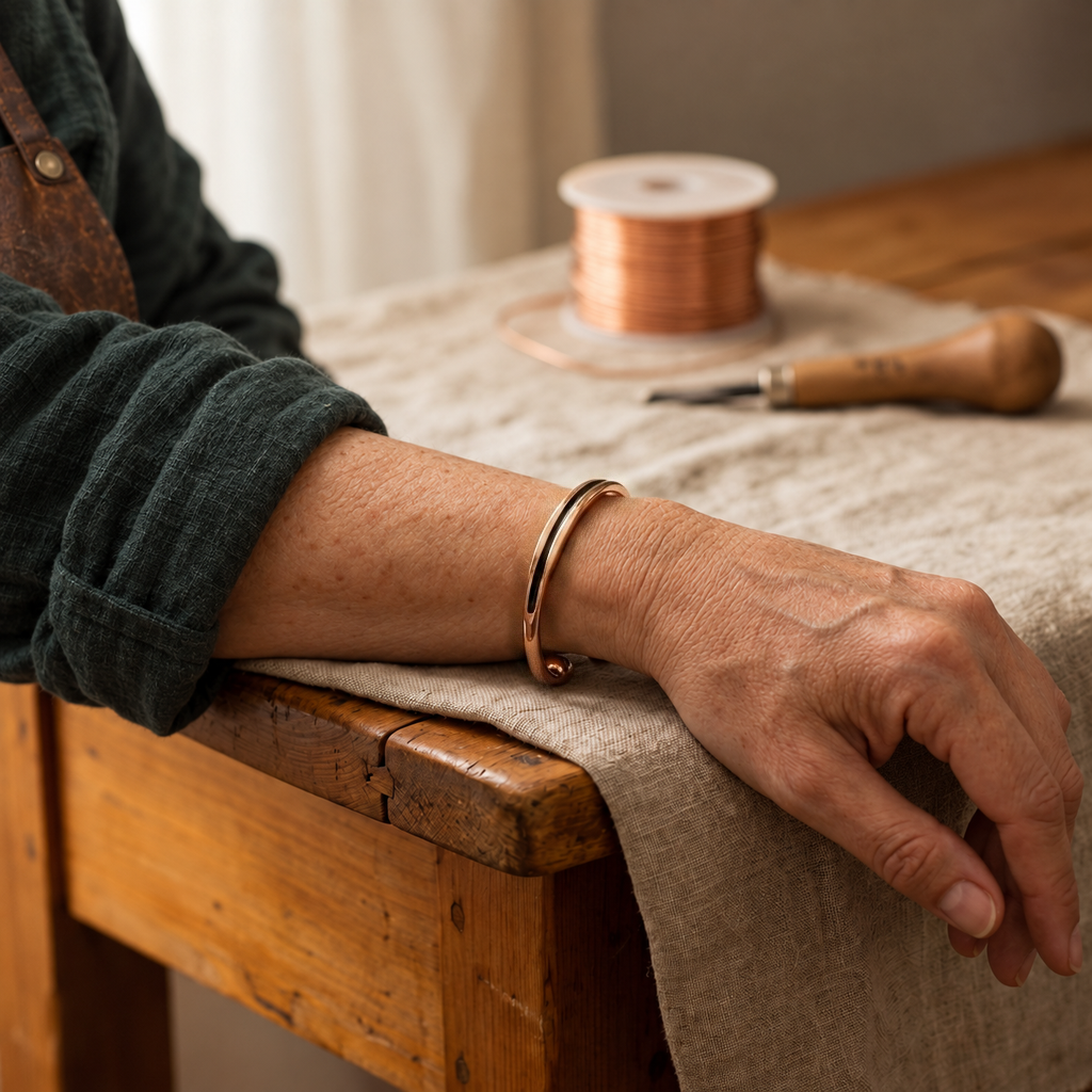 Miriam's Vein Copper Bracelet