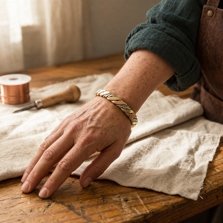 Miriam's Stone Copper Bracelet