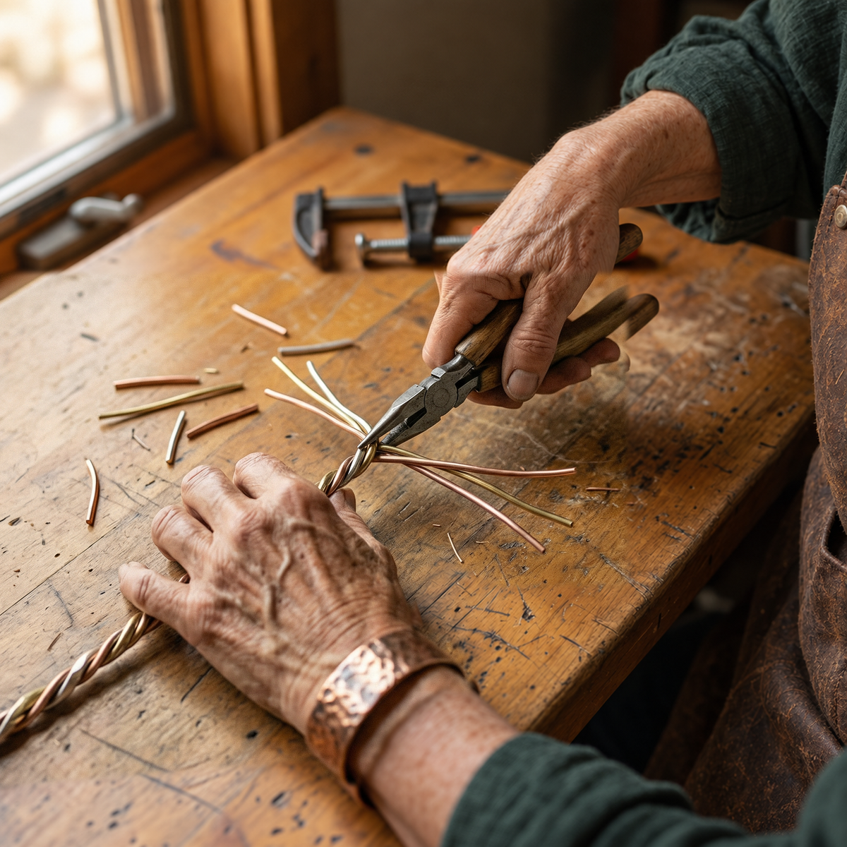 Miriam's Stone Copper Bracelet