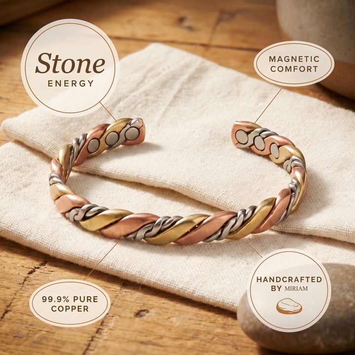 Miriam's Stone Copper Bracelet