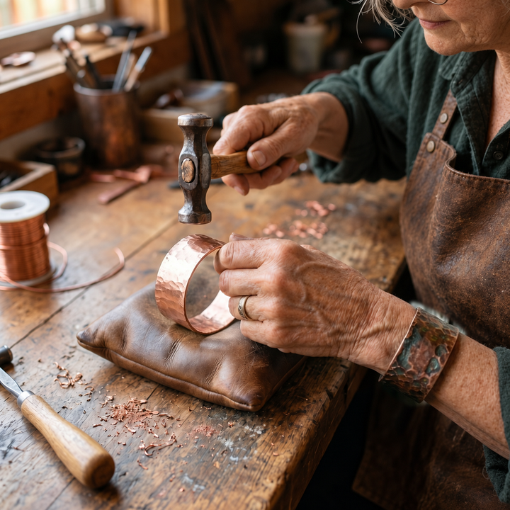 Miriam's Anvil Copper Bracelet