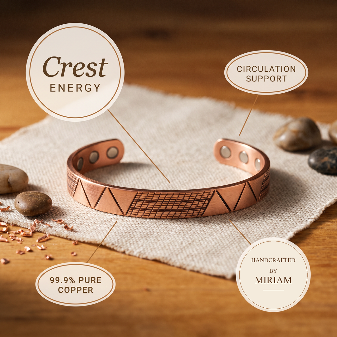 Miriam's Crest Copper Bracelet