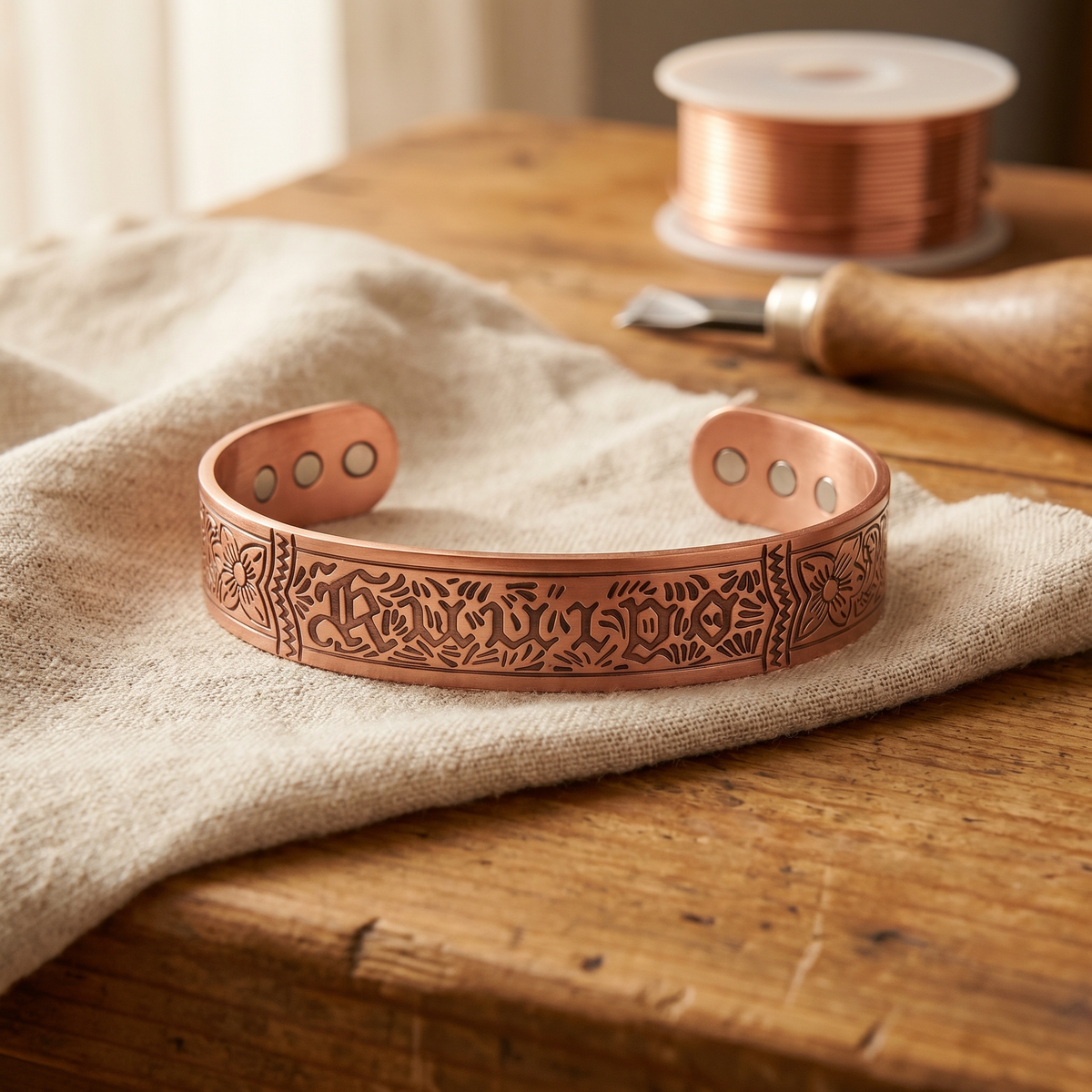 Miriam's Drift Copper Bracelet