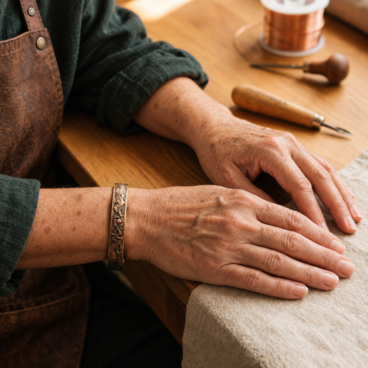Miriam's Loam Copper Bracelet