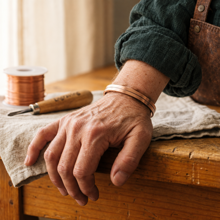 Miriam's Wick Copper Bracelet