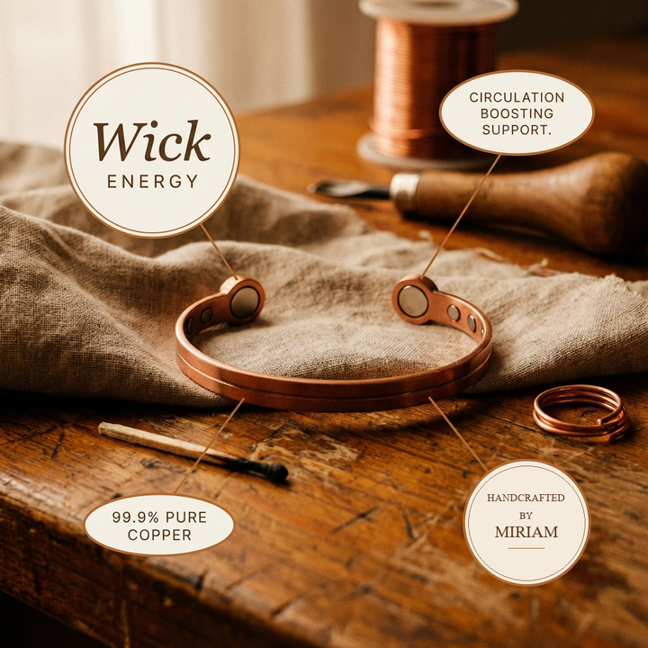 Miriam's Wick Copper Bracelet