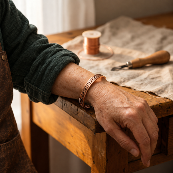 Miriam's Current Copper Bracelet