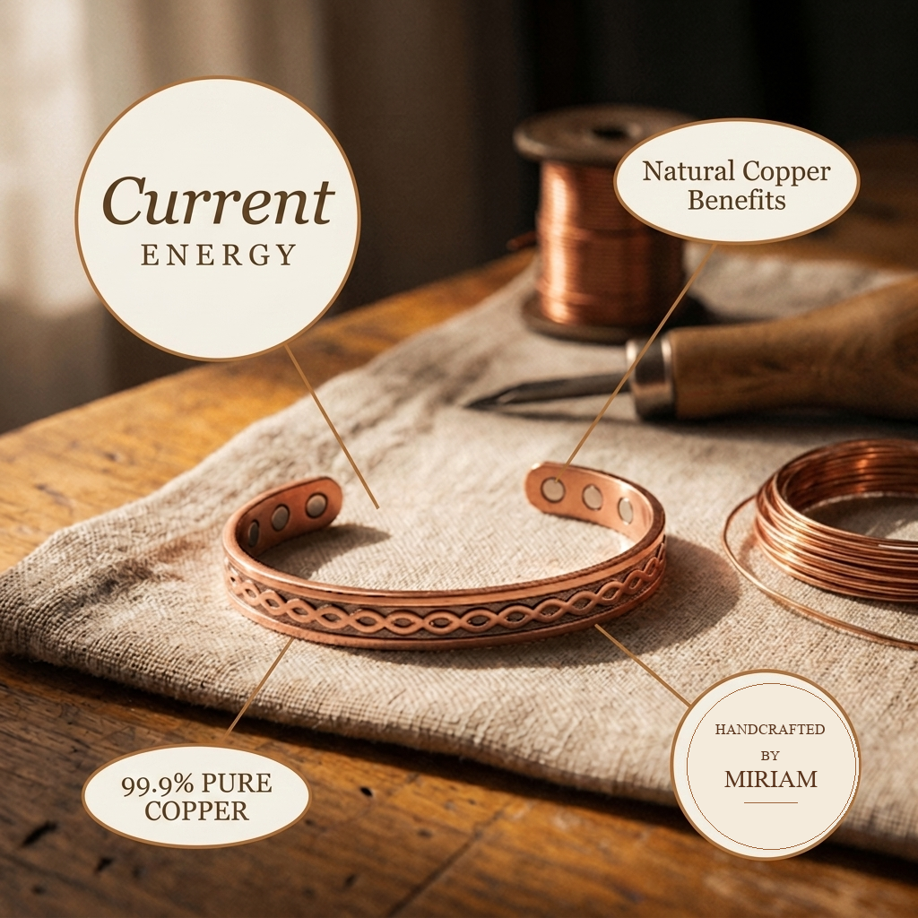 Miriam's Current Copper Bracelet
