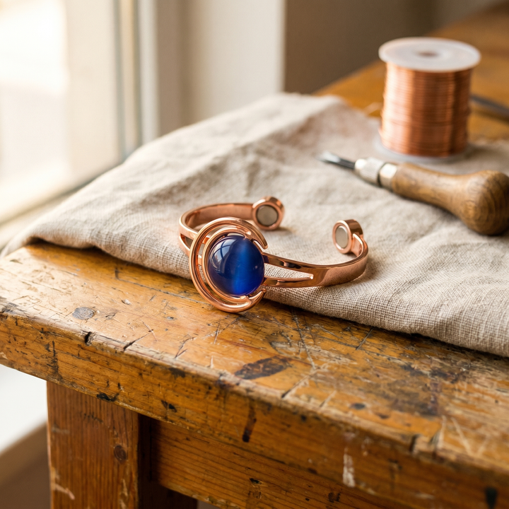 Miriam's Sphere Copper Bracelet