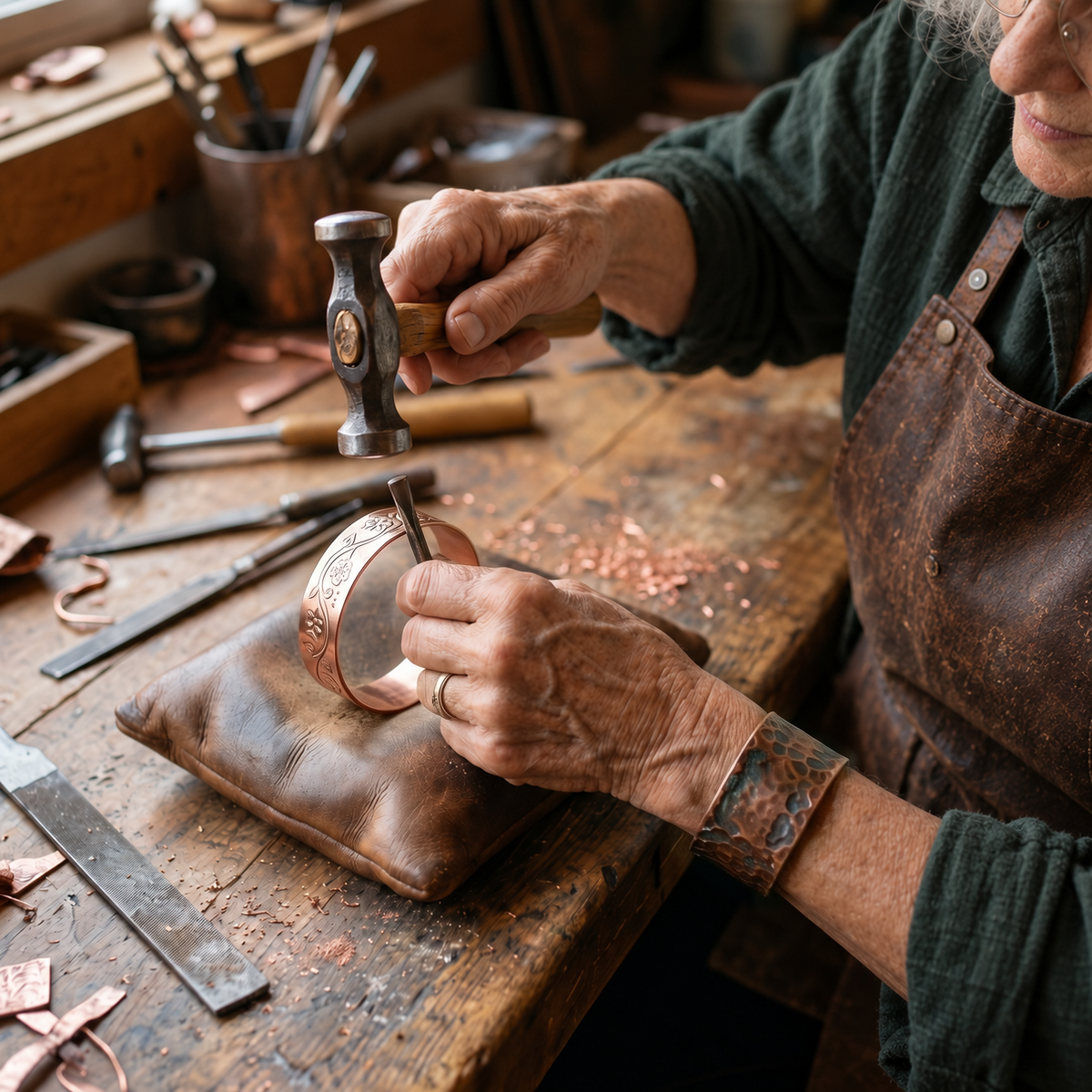 Miriam's Knell Copper Bracelet