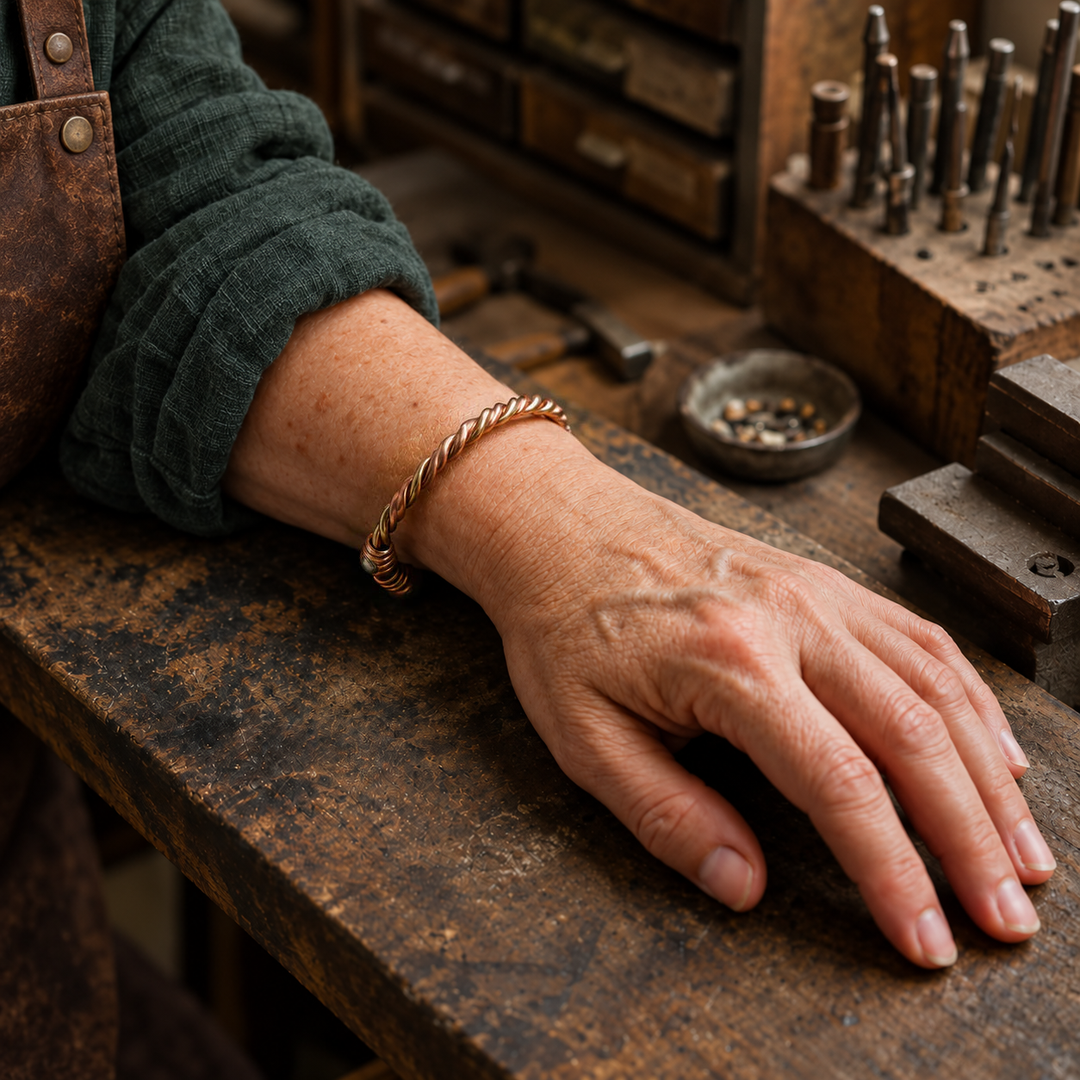 Miriam's River Copper Bracelet