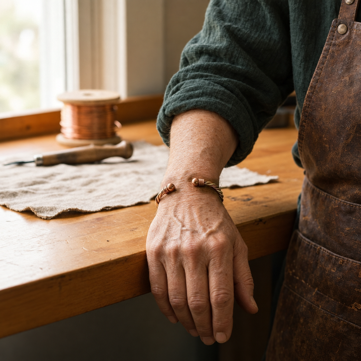 Miriam's River Copper Bracelet