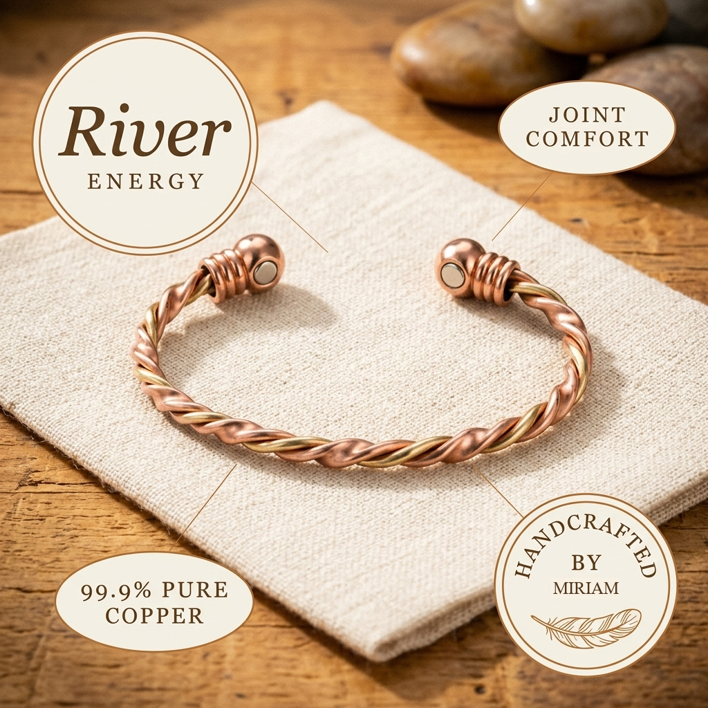 Miriam's River Copper Bracelet