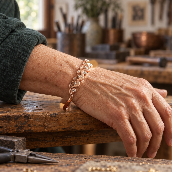 Miriam's Lark Copper Bracelet