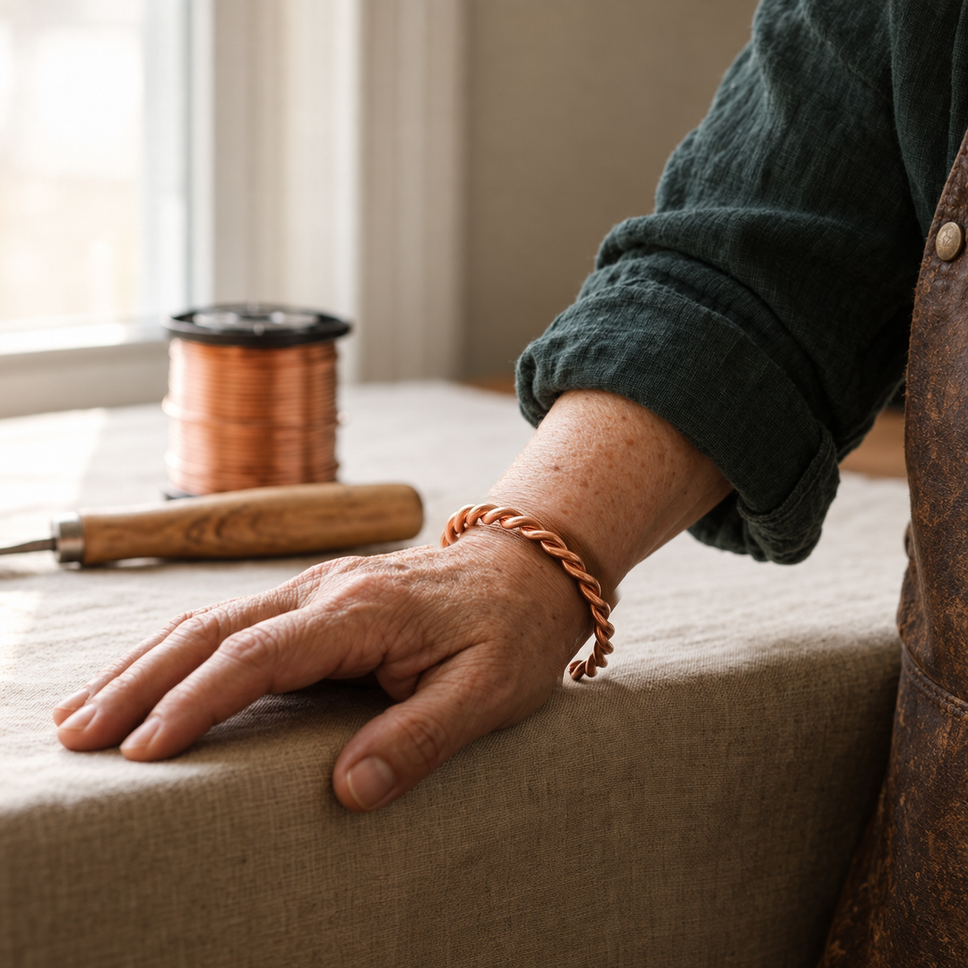 Miriam's Tensor Copper Bracelet