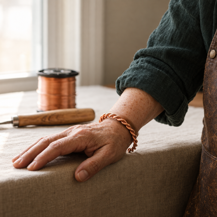 Miriam's Tensor Copper Bracelet