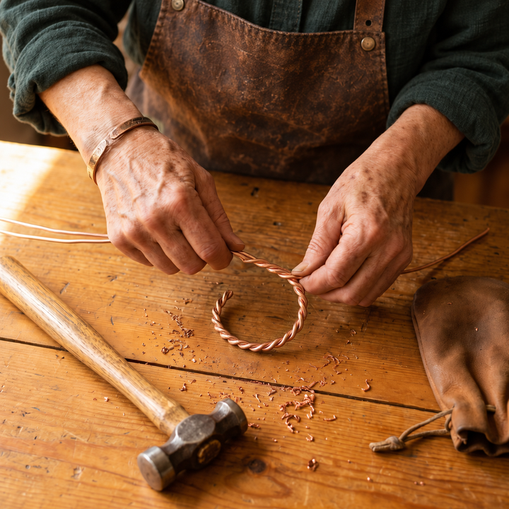 Miriam's Tensor Copper Bracelet