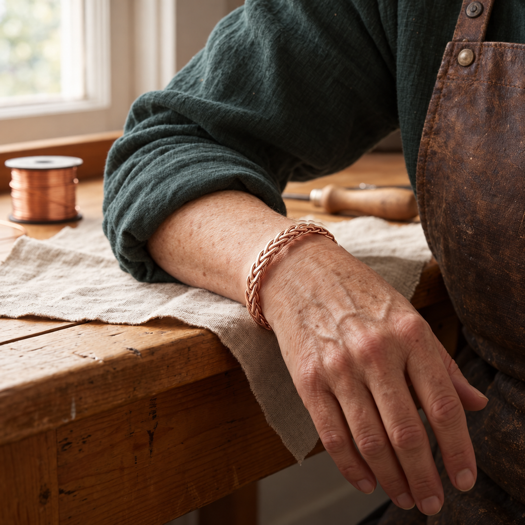 Miriam's Bramble Copper Bracelet