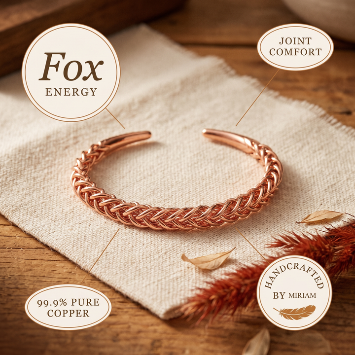 Miriam's Fox Copper Bracelet