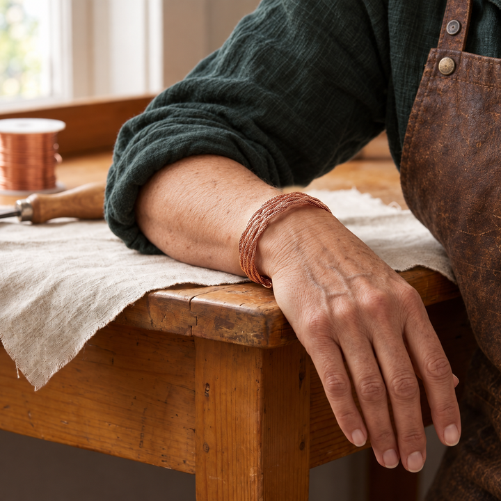 Miriam's Elk Copper Bracelet