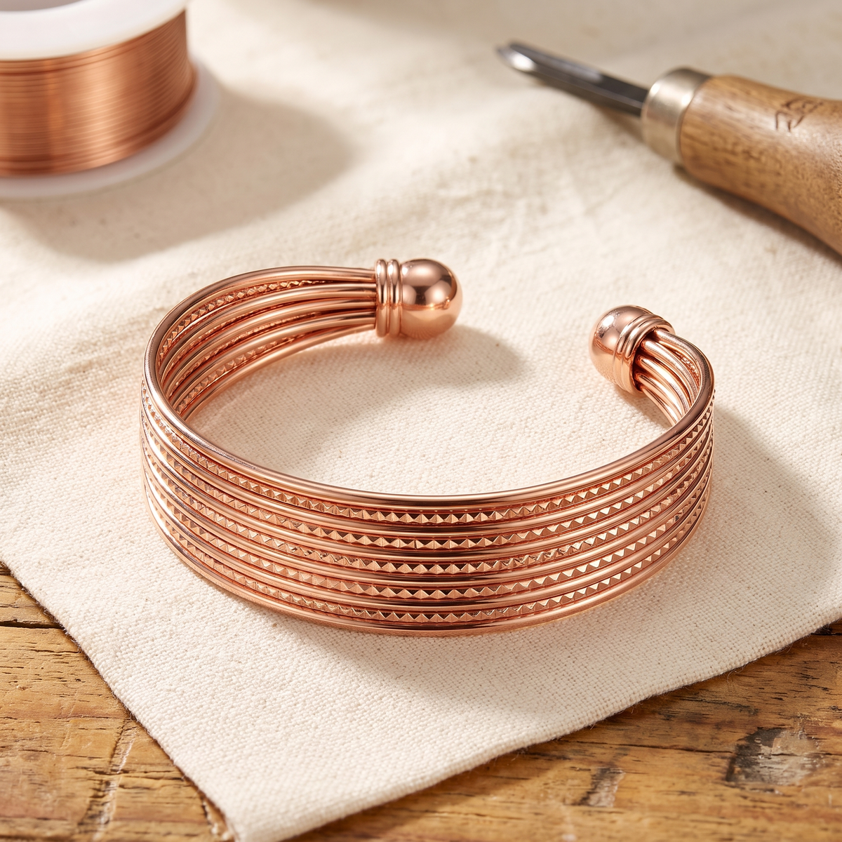 Miriam's Swift Copper Bracelet
