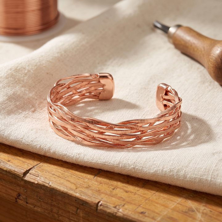 Miriam's Wisp Copper Bracelet
