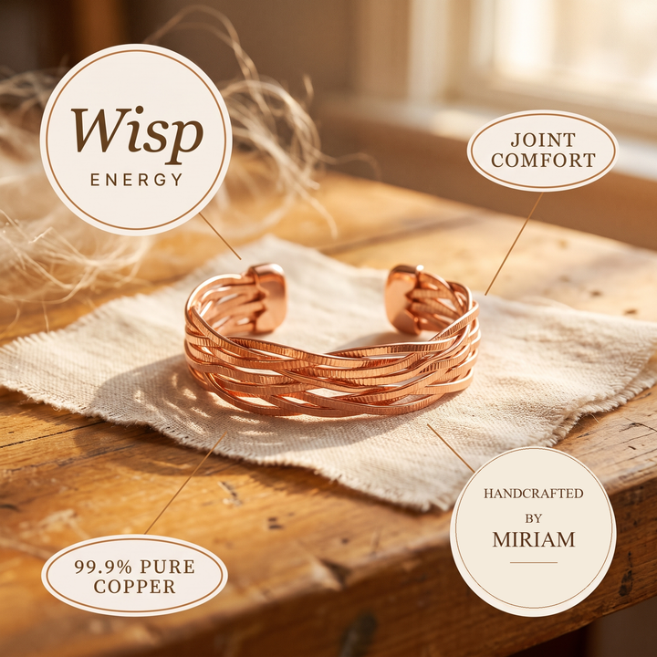 Miriam's Wisp Copper Bracelet