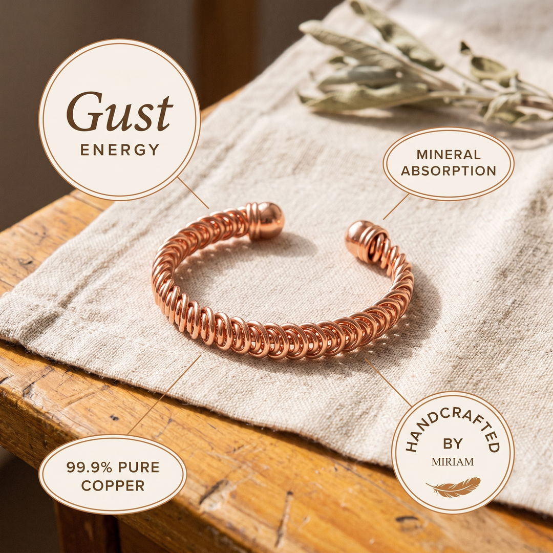 Miriam's Gust Copper Bracelet