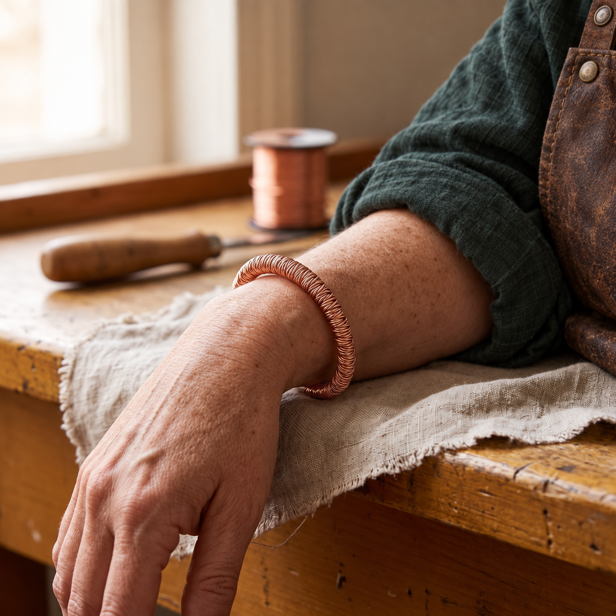 Miriam's Fjord Copper Cuff