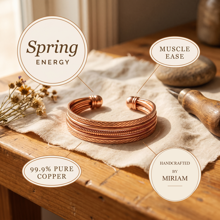 Miriam's Bracken Copper Bracelet